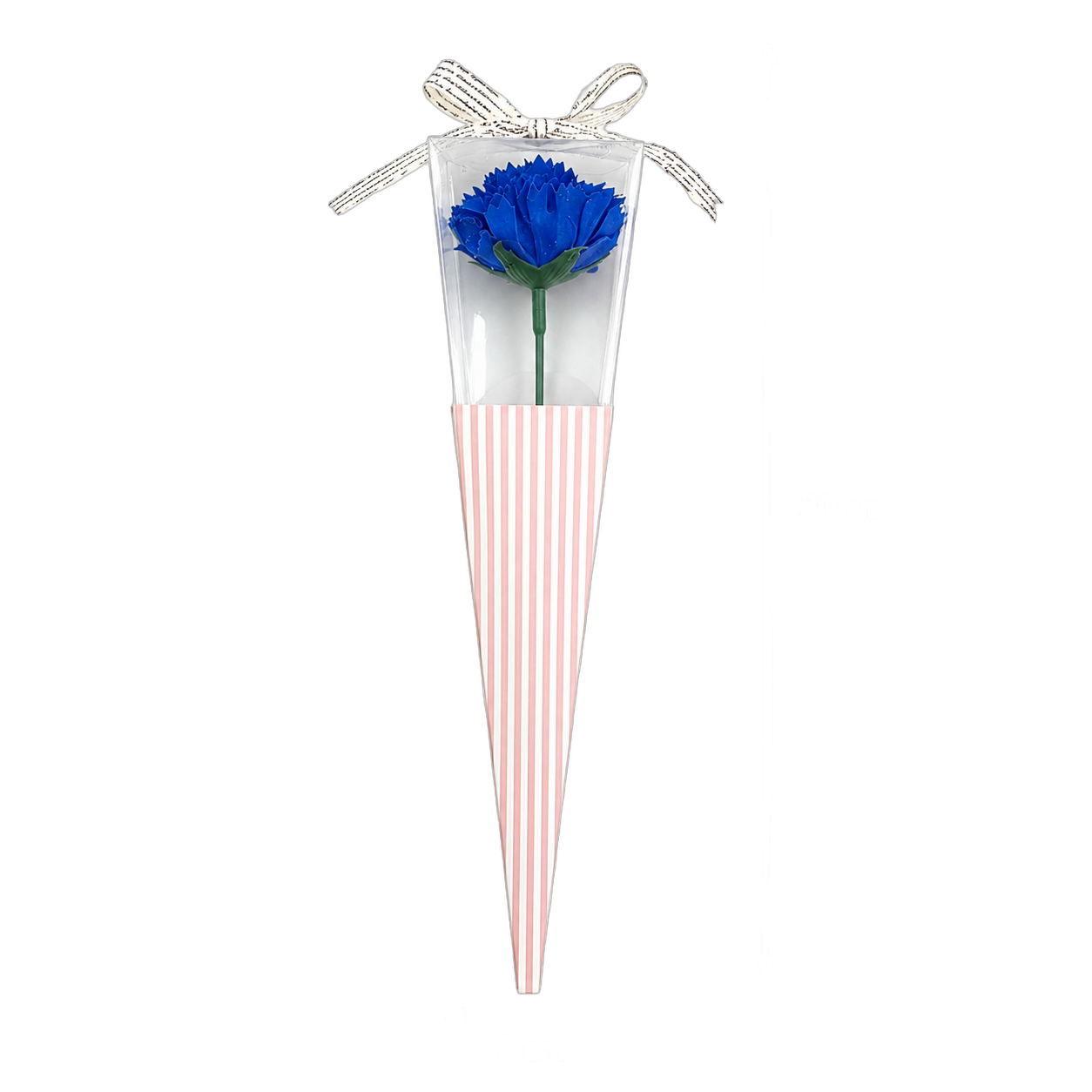 Clavel de jabón individual en cono, Azul (5*5*30)