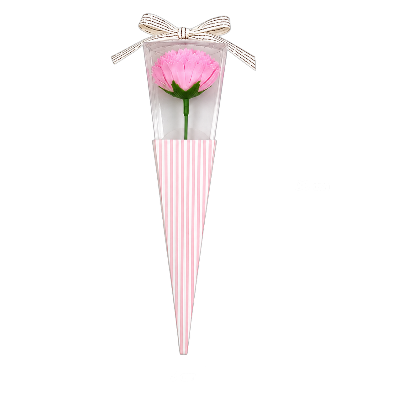 Clavel de jabón individual en cono, Rosado (5*5*30)