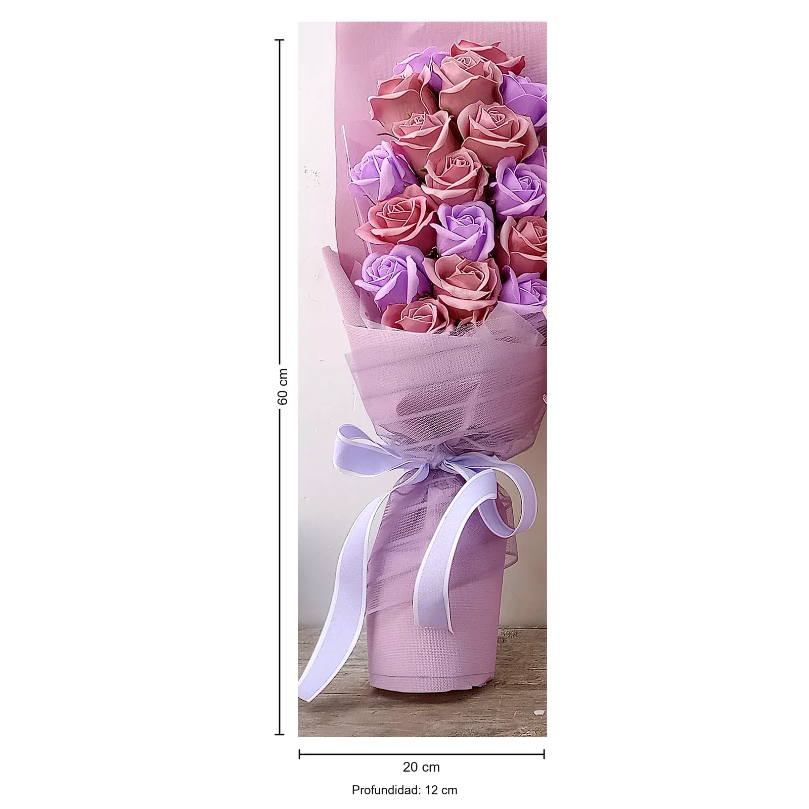 BOUQUET DE FLORES K-603 LILA