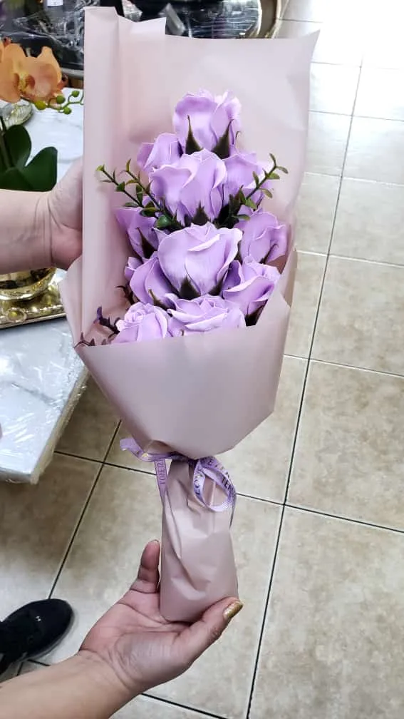 BOUQUET DE FLORES K-603 LILA