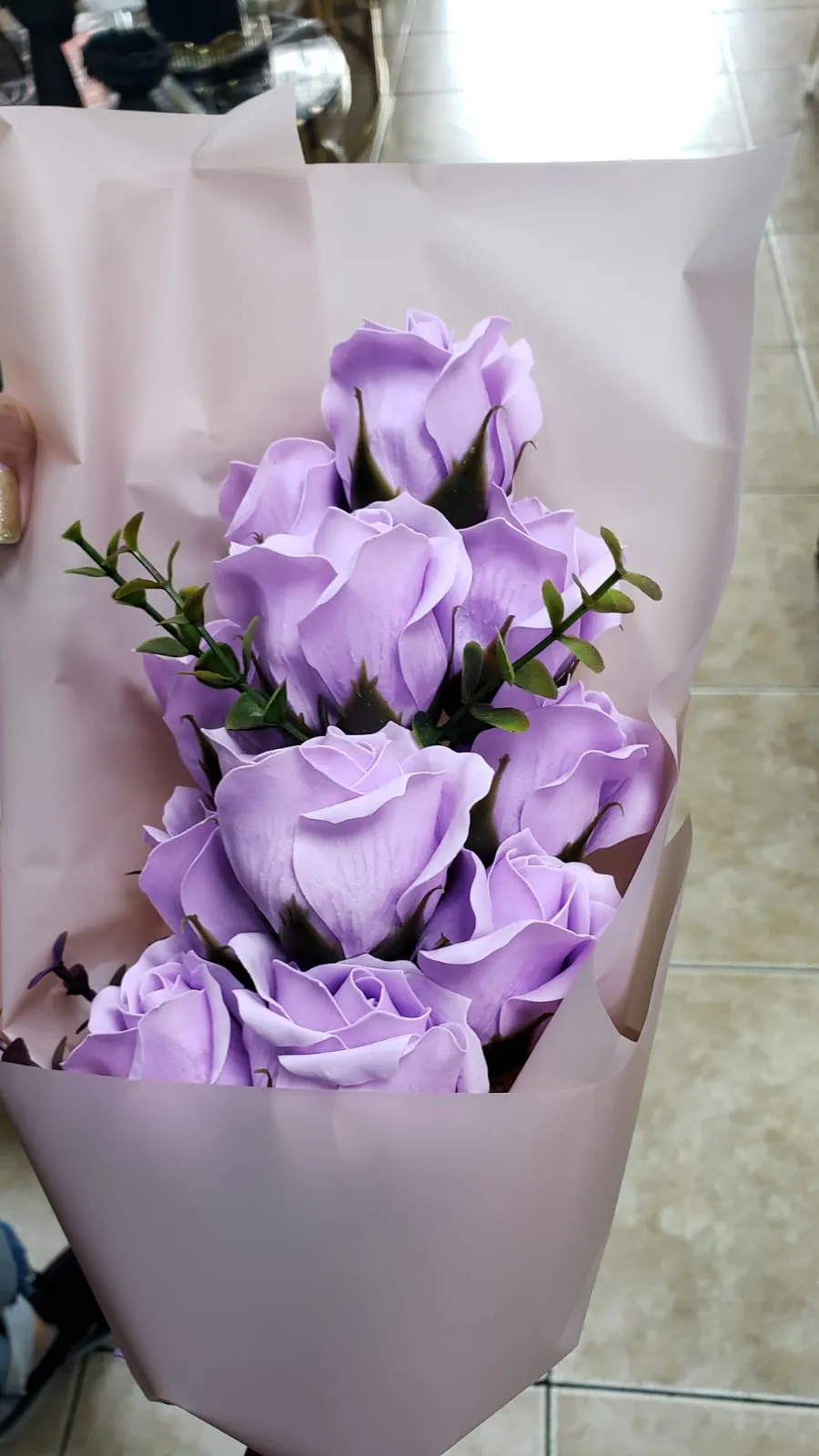 BOUQUET DE FLORES K-603 LILA