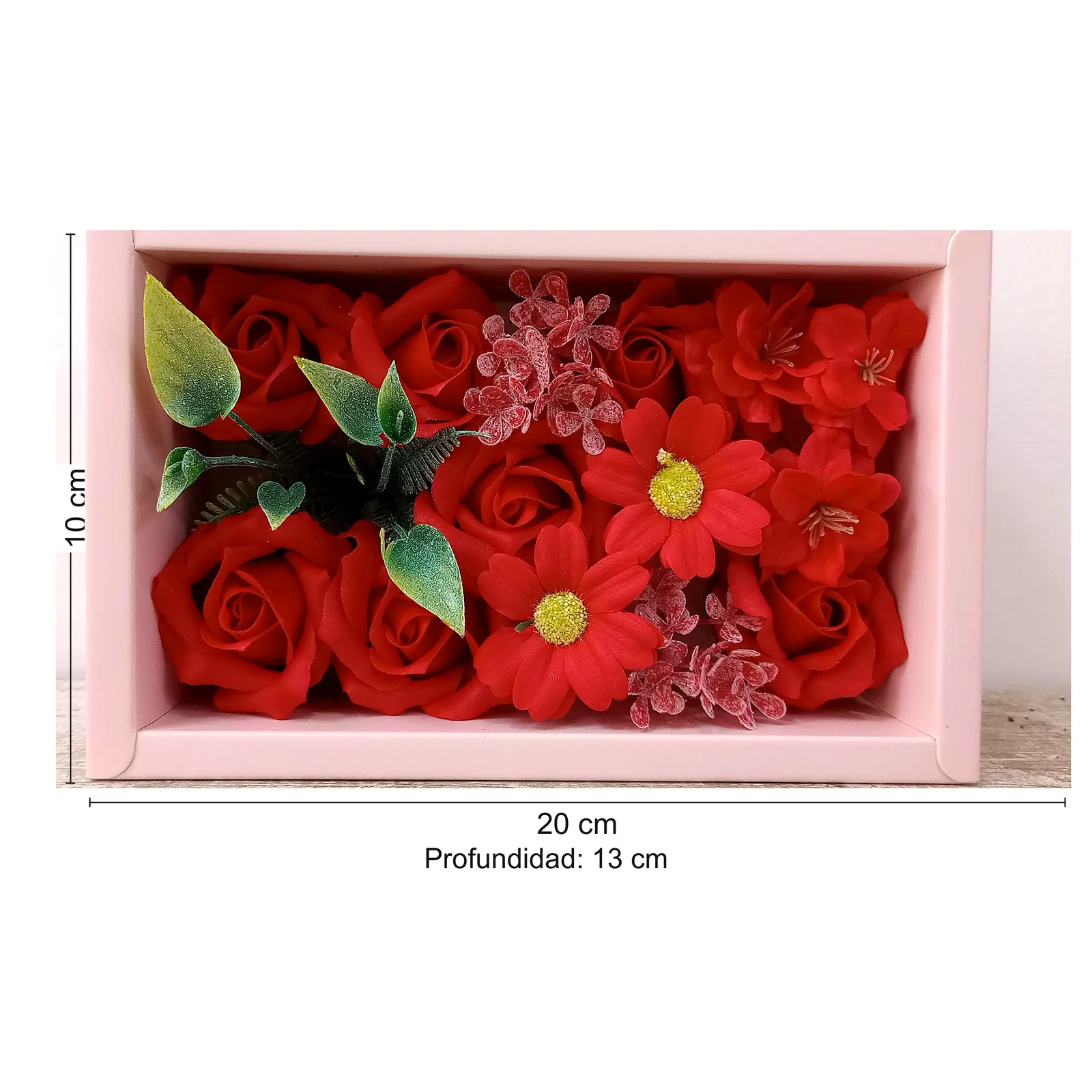 BOUQUET DE FLORES K-633 ROJO
