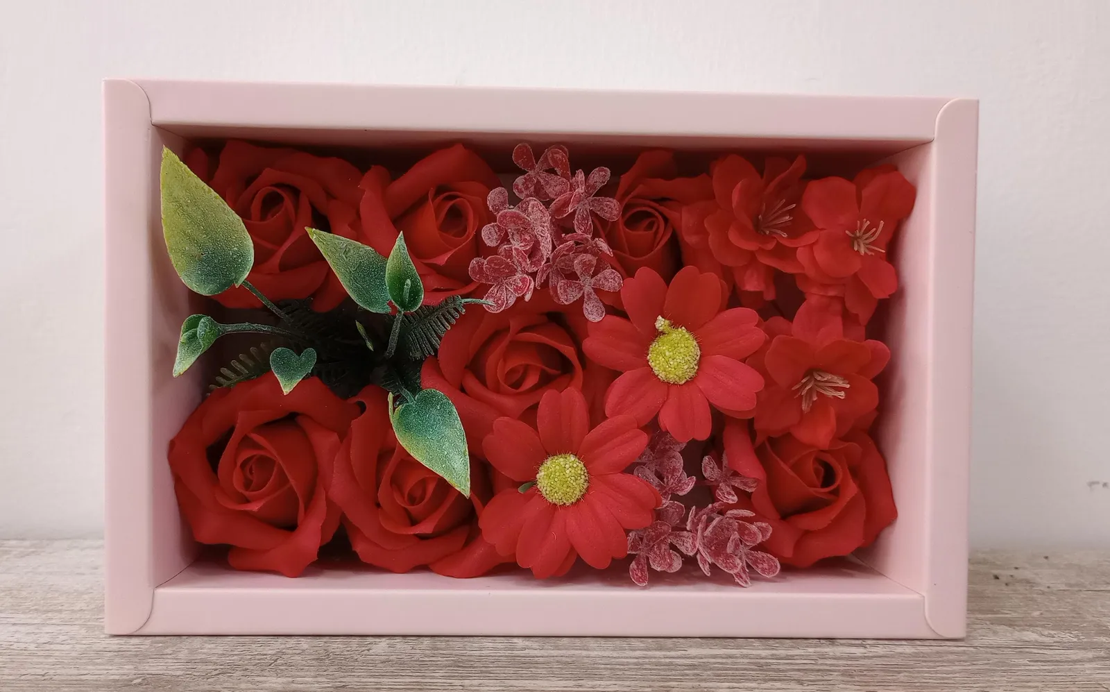 BOUQUET DE FLORES K-633 ROJO