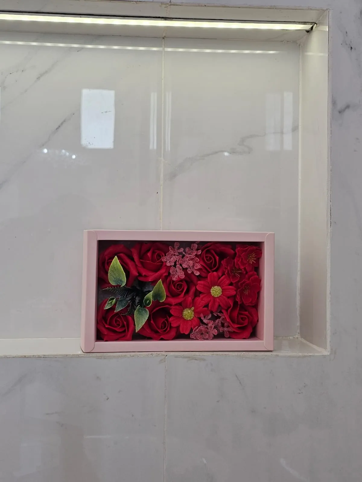 BOUQUET DE FLORES K-633 ROJO
