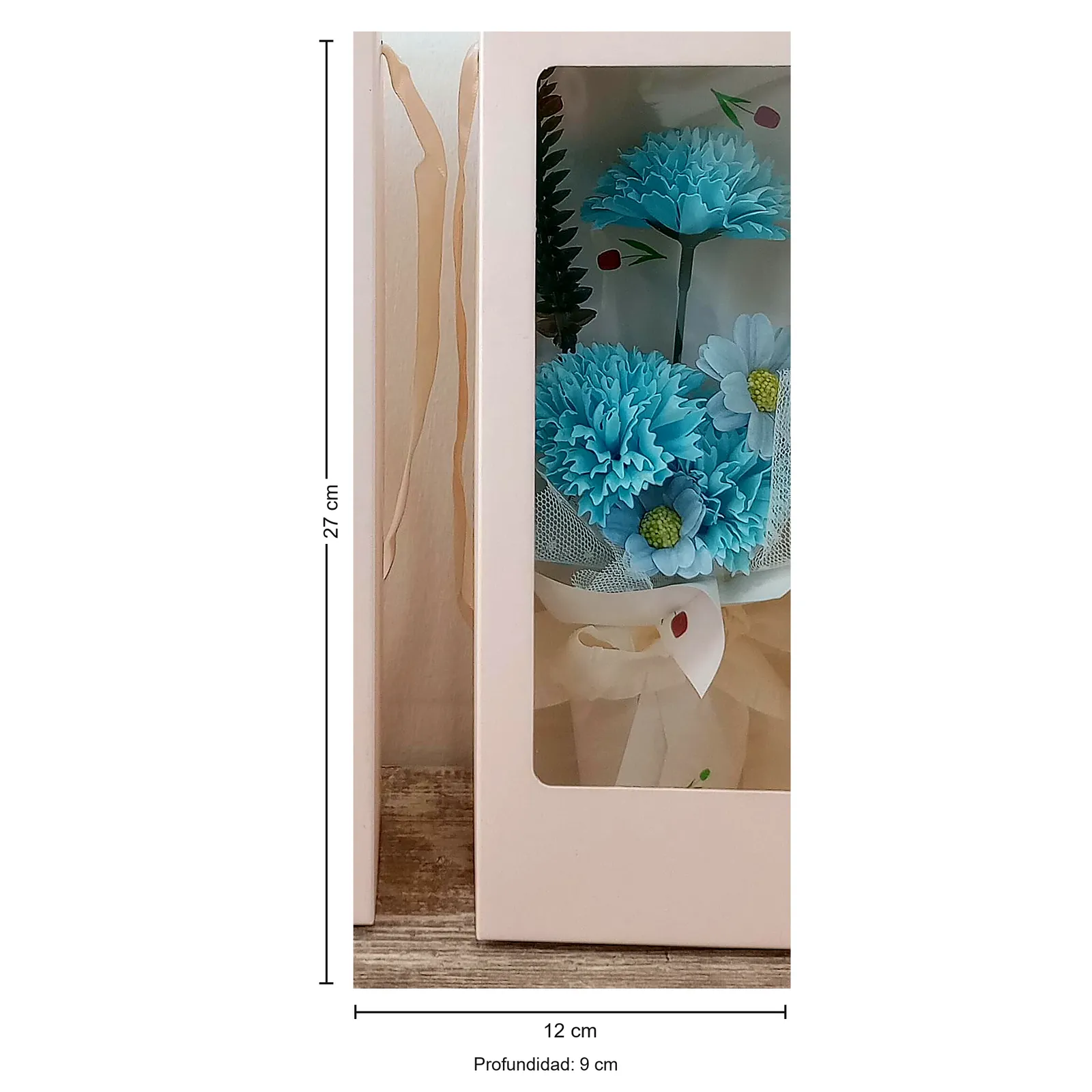 BOUQUET DE FLORES K-715 CELESTE