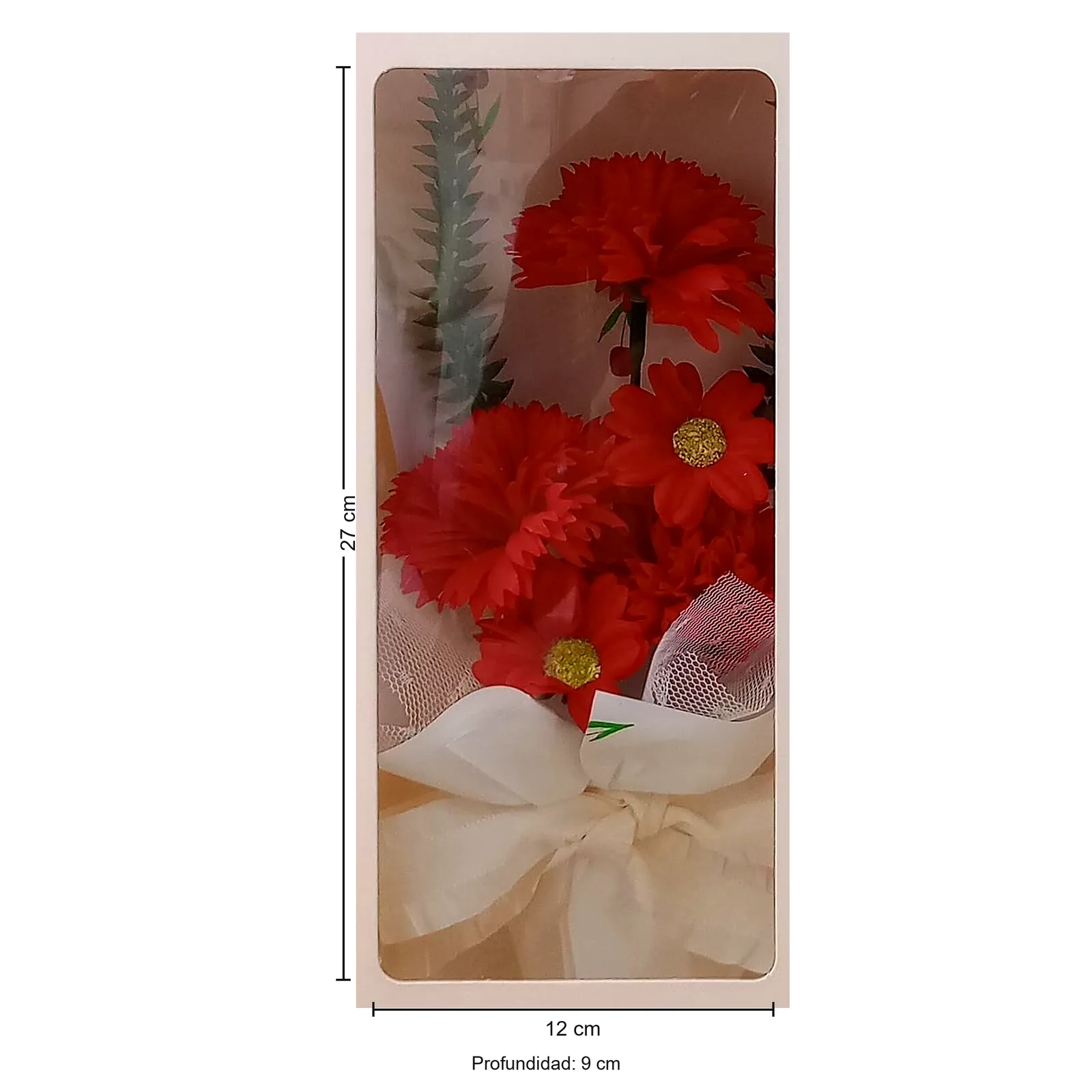 BOUQUET DE FLORES K-715 ROJO