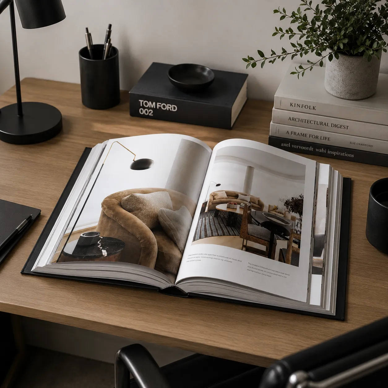 OPEN BOOK BIG TOM FORD 002 BLACK 316*255*40MM