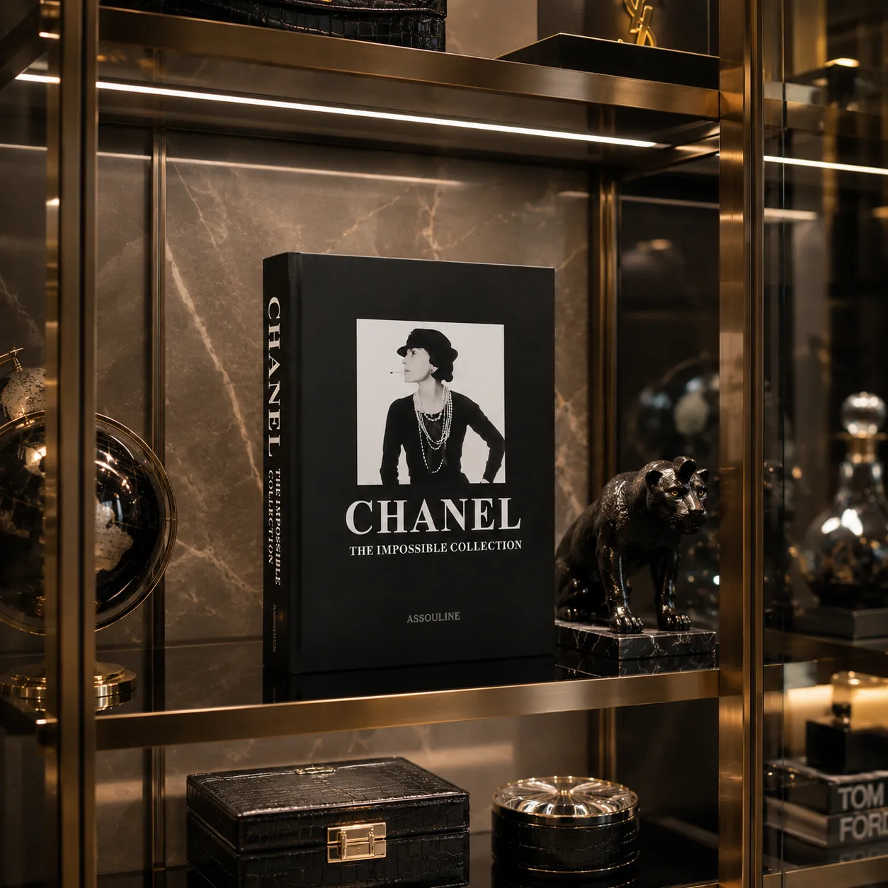 OPEN BOOK BIG CHANEL BLACK 31.6*25.5*4CM
