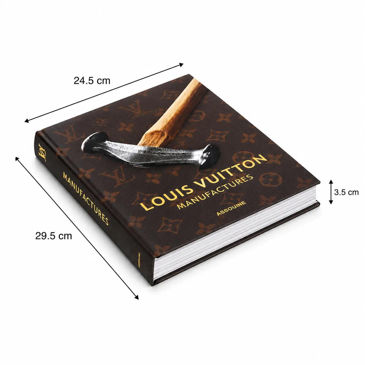 OPEN BOOK BIG LOUIS VUITTO BROWN 29.5*24.5*3.5MM