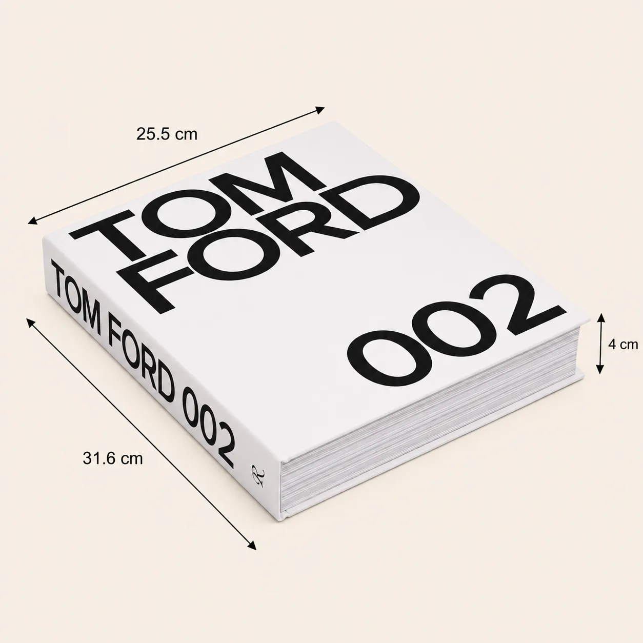 OPEN BOOK BIG TOM FORD 002 WHITE 316*255*40MM