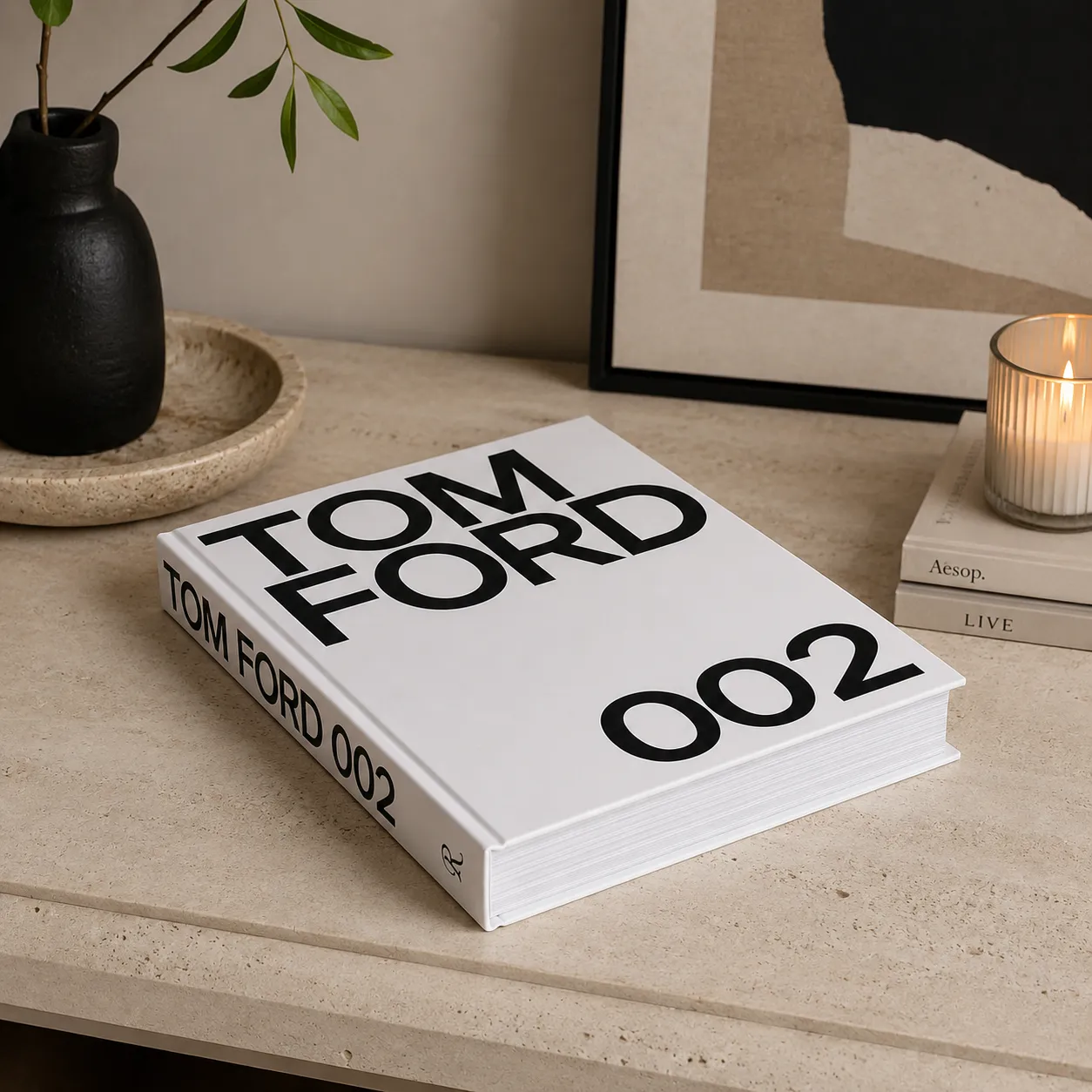 OPEN BOOK BIG TOM FORD 002 WHITE 316*255*40MM