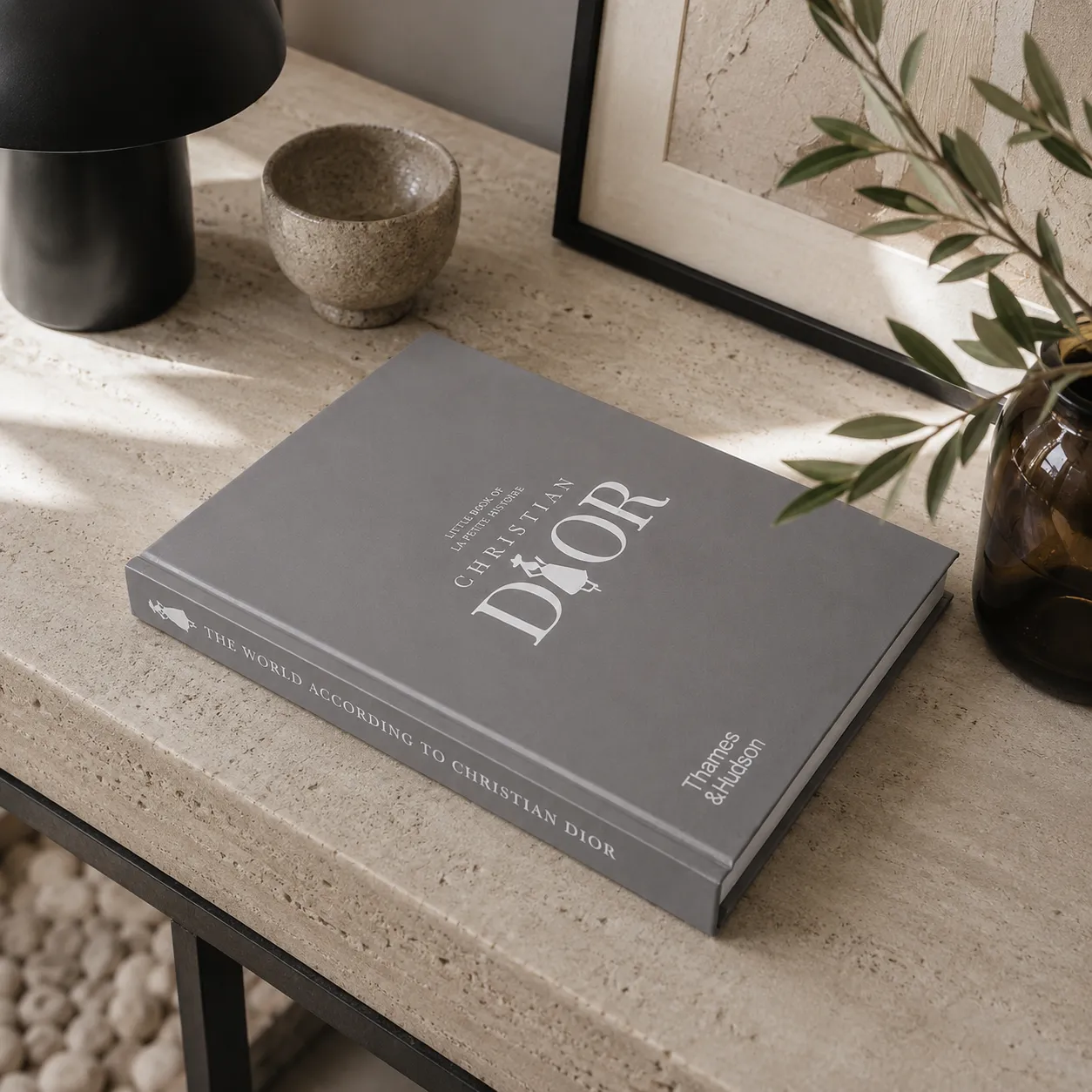 OPEN DECORATIVE BOOK CHRISTIAN DIOR 26.5*19*2.5CM
