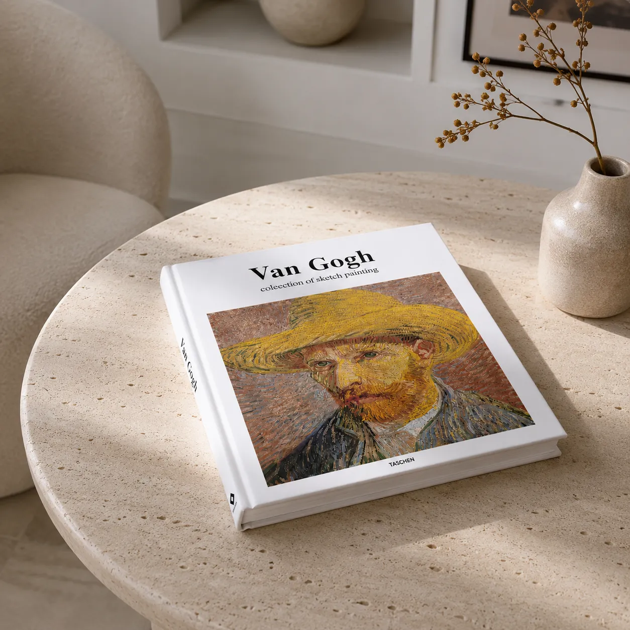 OPEN BOOK FACE VAN GOGH 26X22X15MM