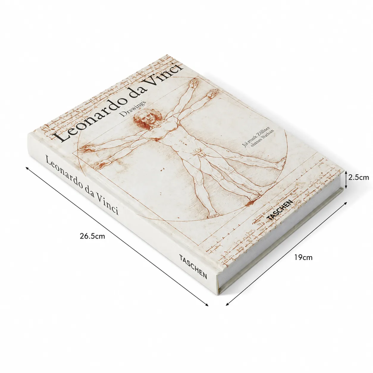 OPEN DECORATIVE BOOK LEONARDO DA VINCI 26.5*19*2.5CM