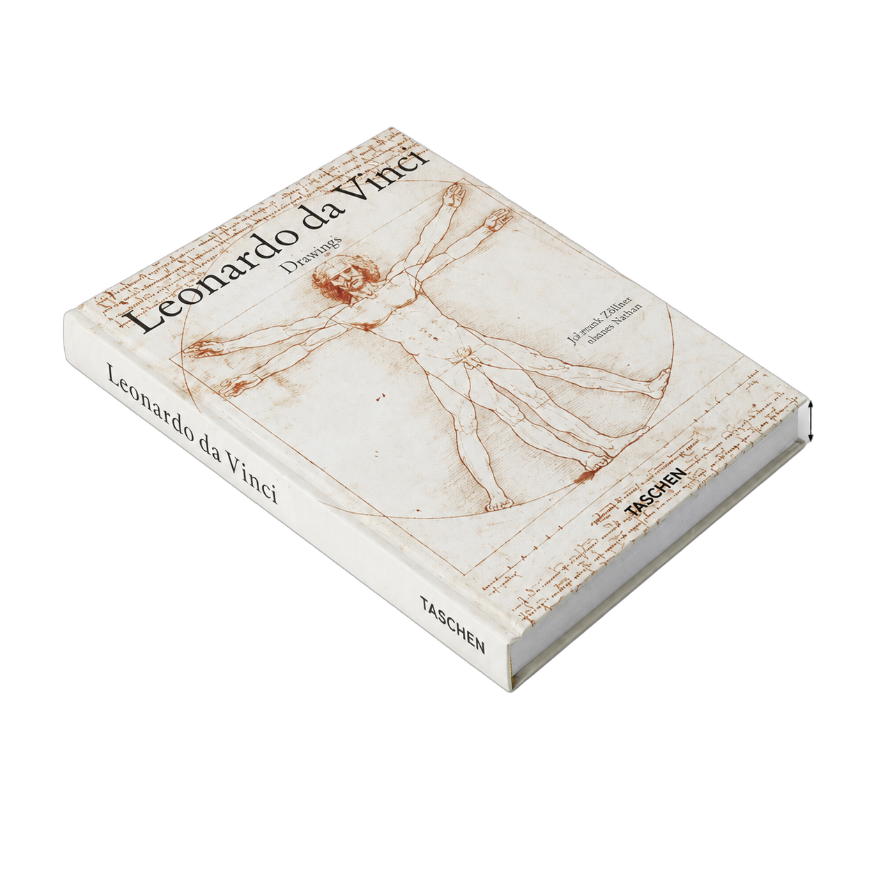 Libro decorativo Leonardo da Vinci The Graphic Work, Hueso (26.5*19*2.5cm)