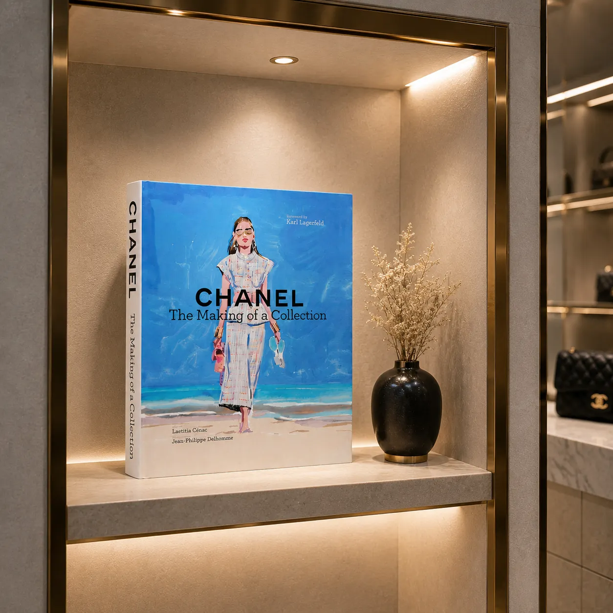OPEN BOOK LIGHT BLUE CHANEL 295*245*28MM