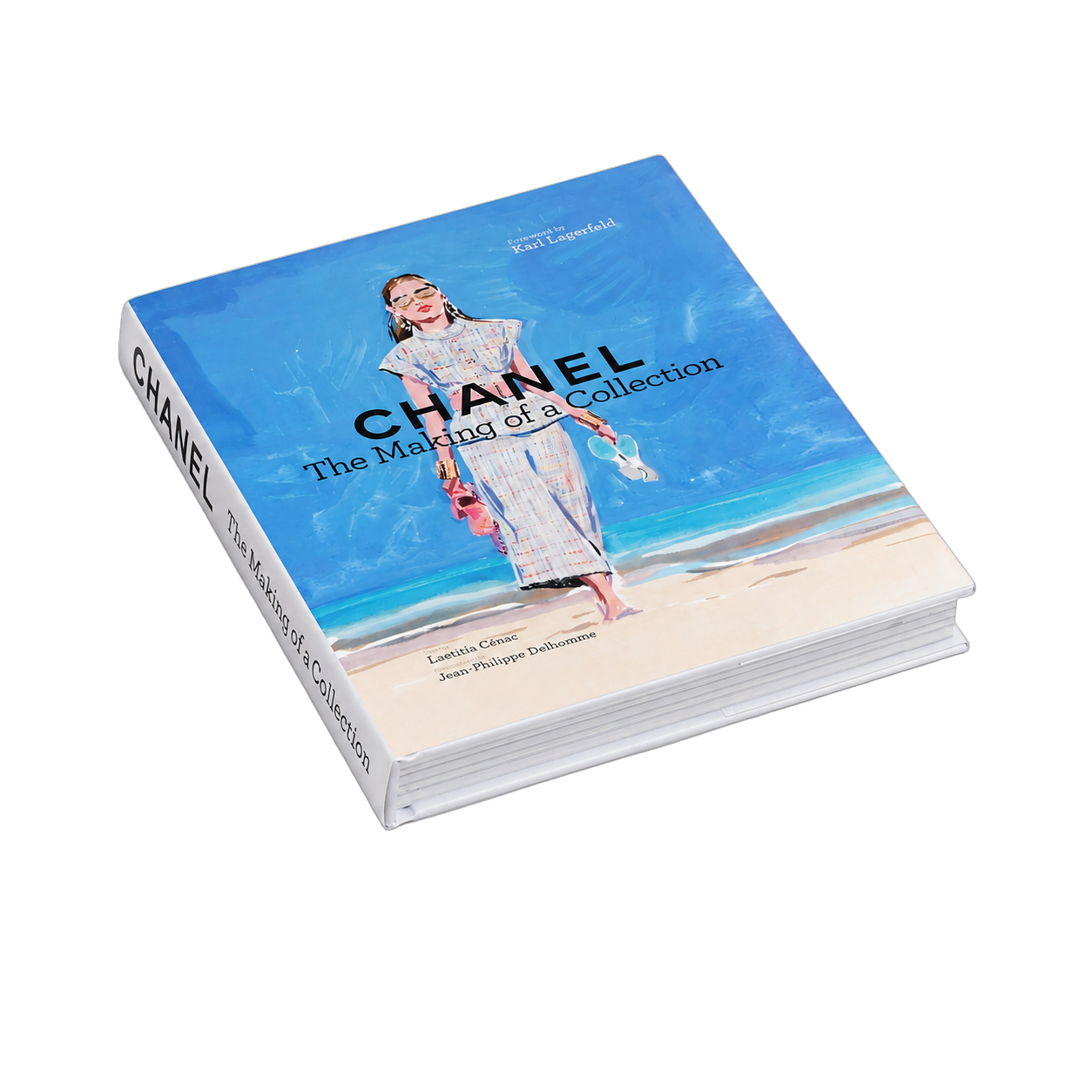 Libro decorativo Chanel, Celeste (29.5*24.5*2.8cm)