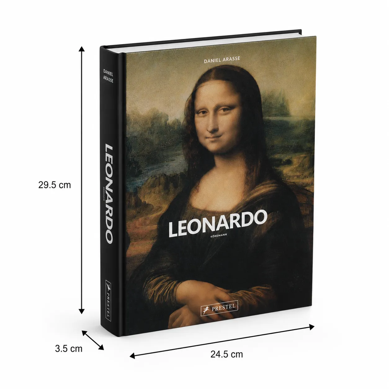 OPEN BOOK MONA LISA 29.5X24.5X3.5MM