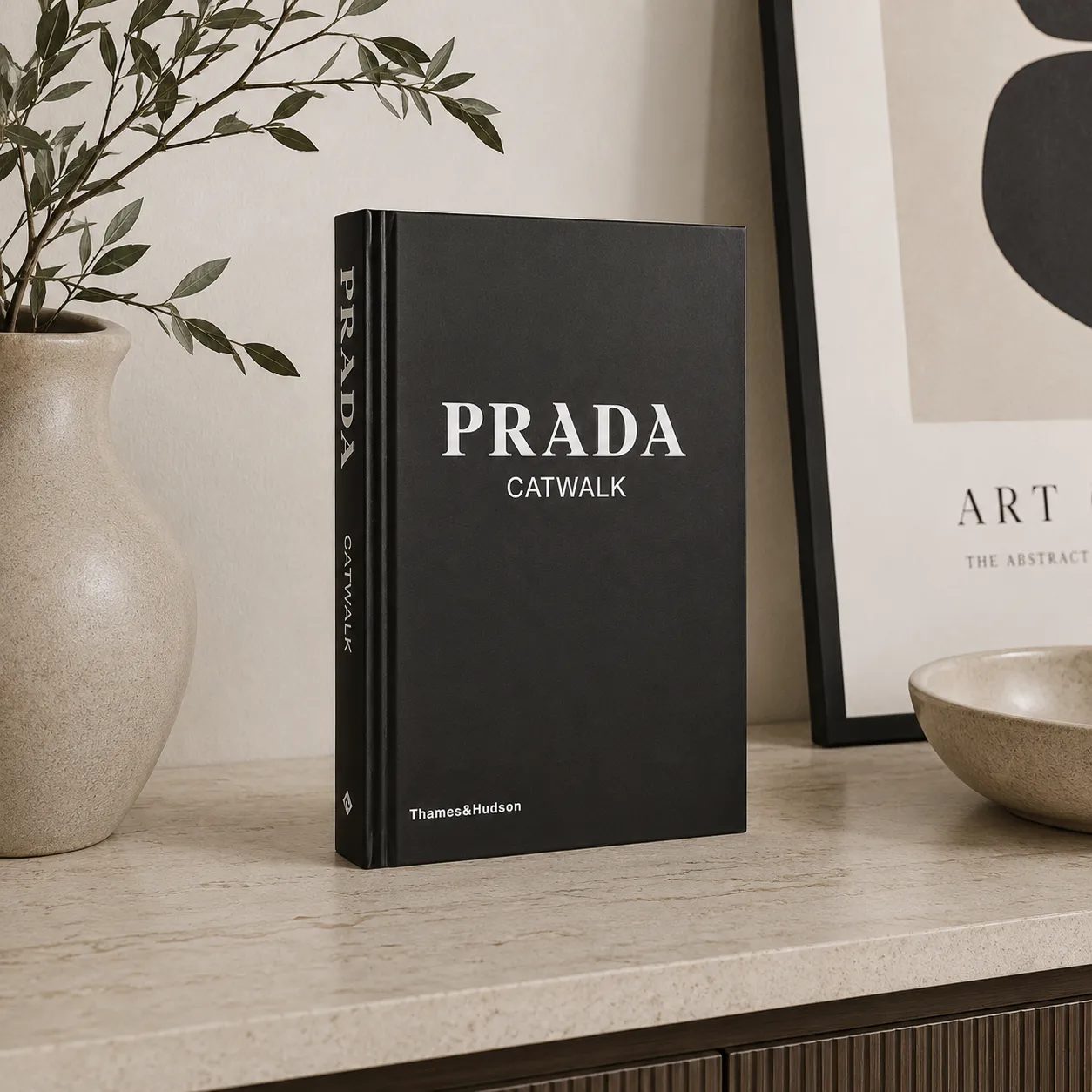 OPEN BOOK PRADA CAT WALK BLACK 23*15*20MM