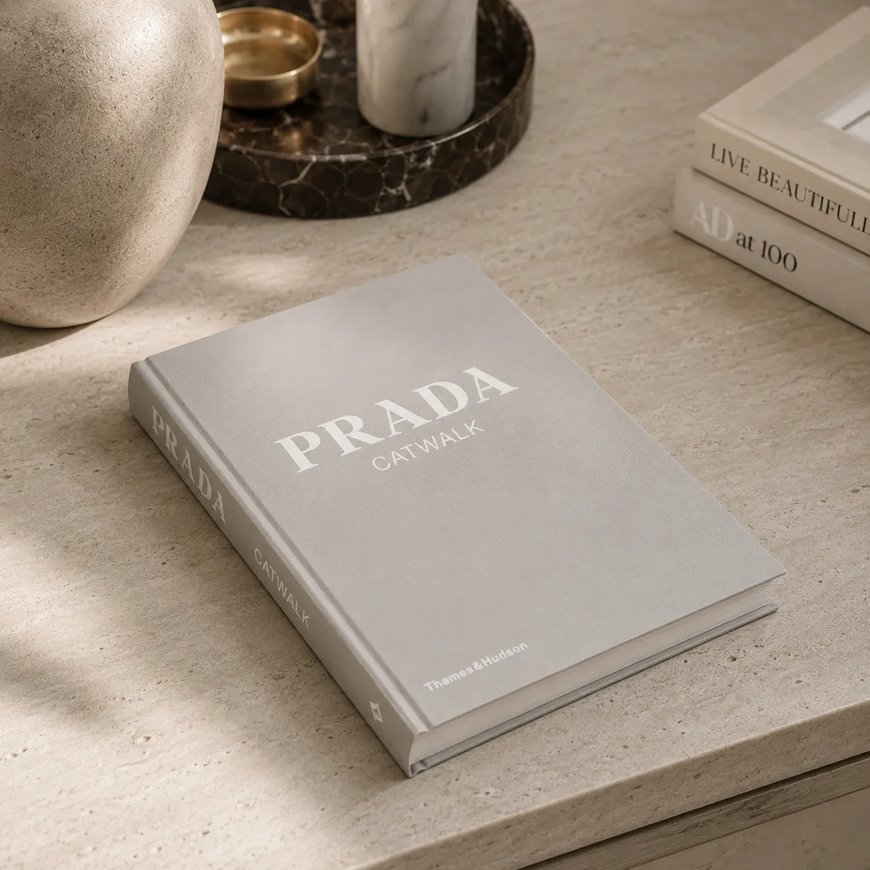 OPEN BOOK PRADA GRAY 23X15X20MM