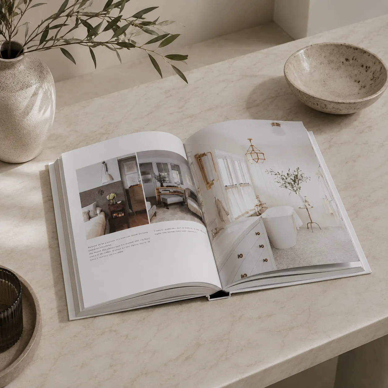 OPEN DECORATIVE BOOK TOM FORD WHITE 29.5*21*2.5CM