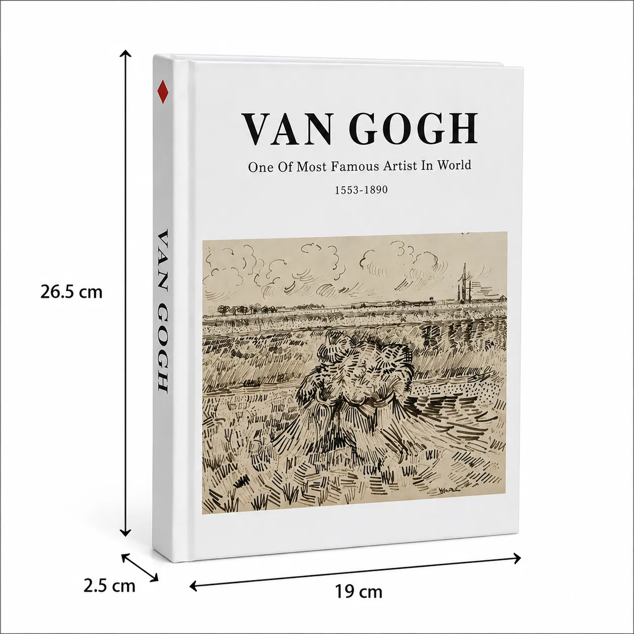 OPEN DECORATIVE BOOK VAN GOGH 26.5*19*2.5CM