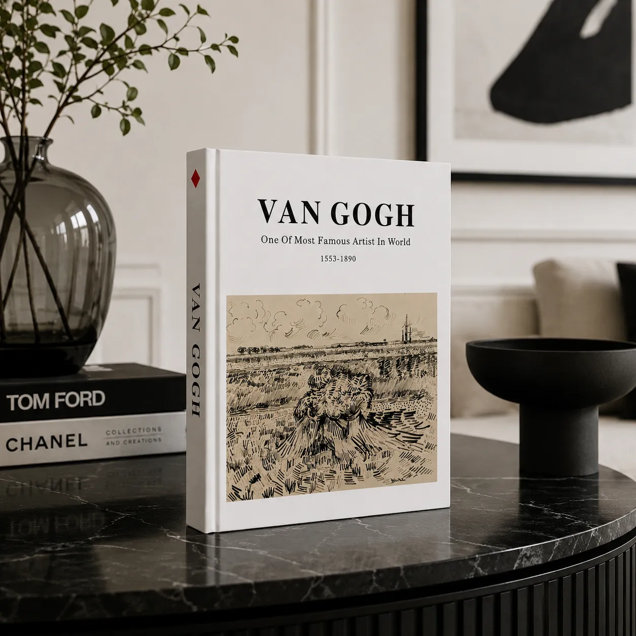 OPEN DECORATIVE BOOK VAN GOGH 26.5*19*2.5CM