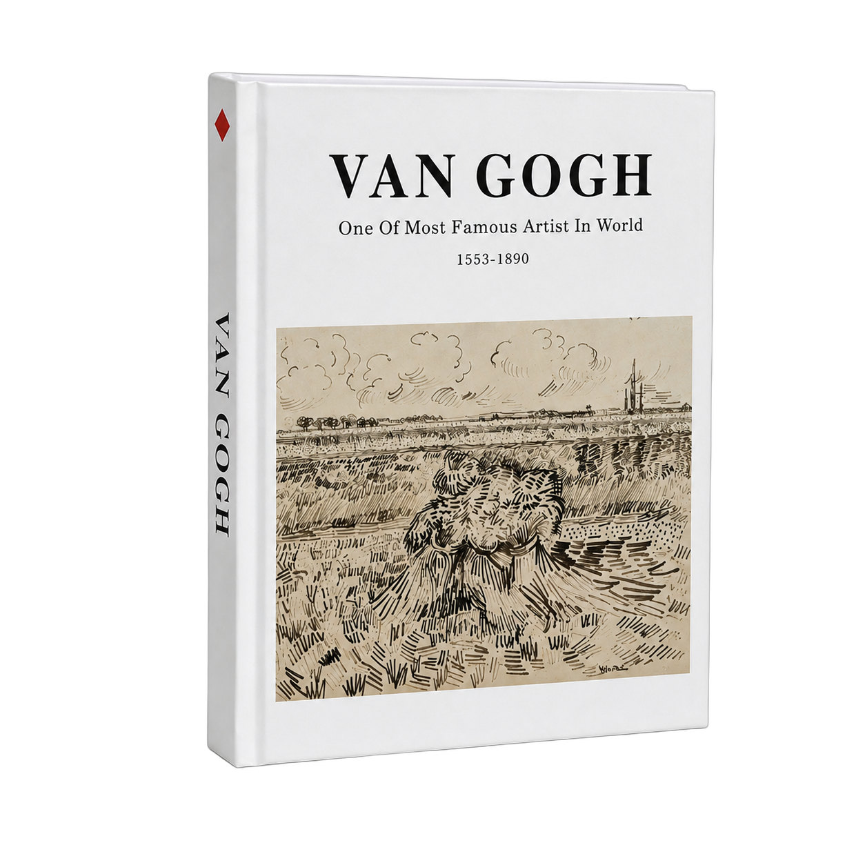 Libro decorativo Van Gogh The Complete Paintings, Blanco (26.5*19*2.5cm)