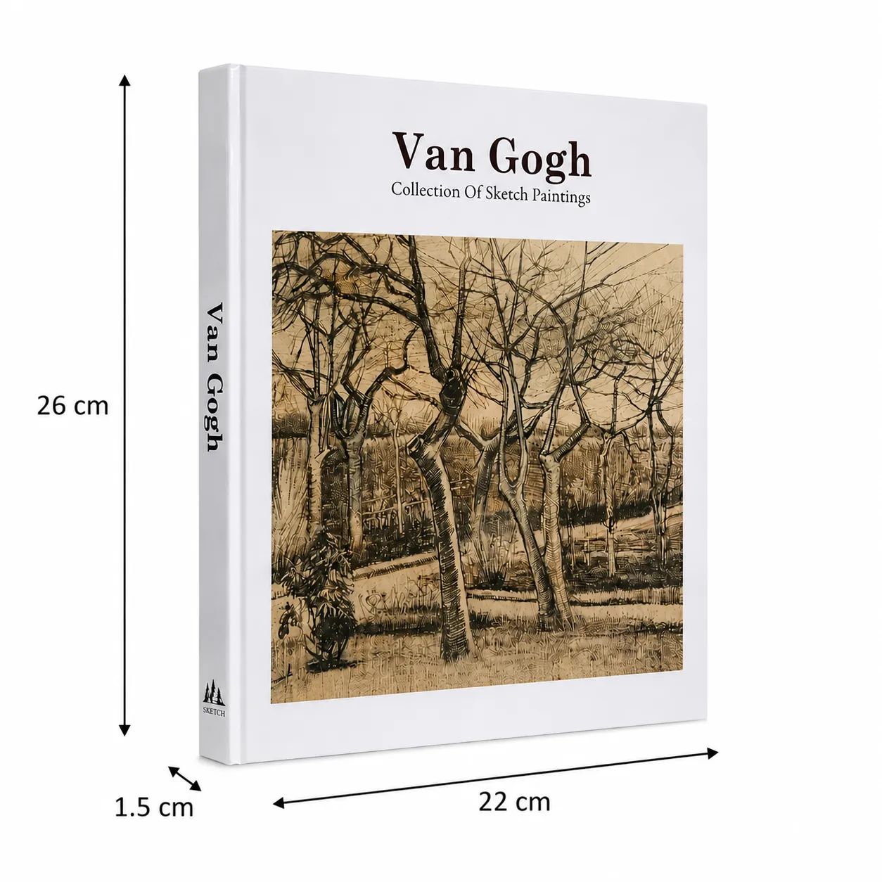 OPEN BOOK VANGOGH 26X22X1.5MM