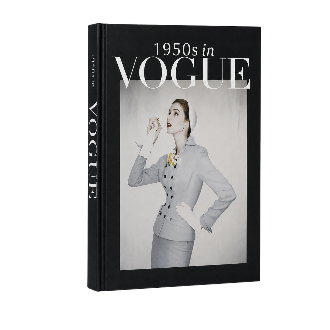 Libro decorativo Vogue 1950s, Negro (26.5*19*2.3cm)