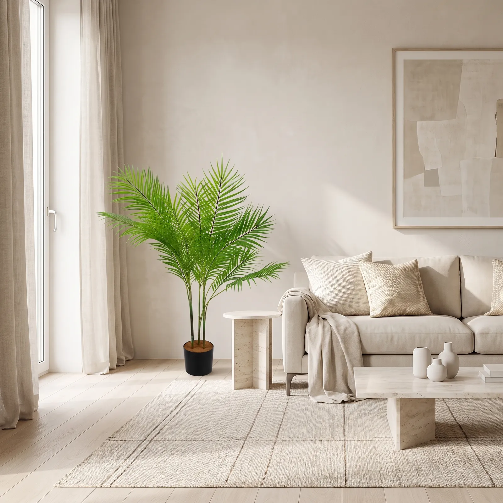 Palmera Areca artificial, Verde (15*90cm)