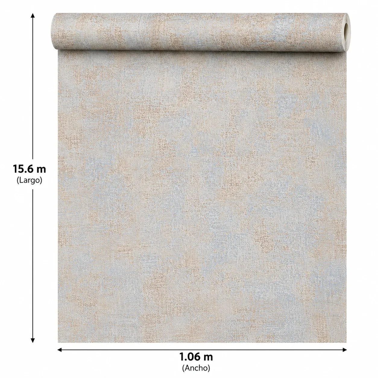 Papel tapiz textura envejecida, Camel (16,54m²)