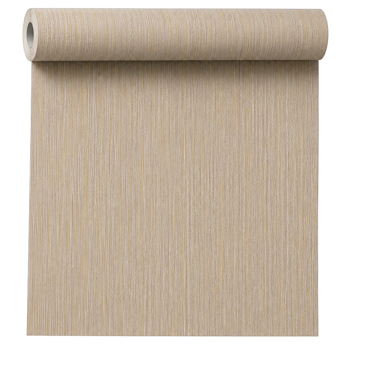 Papel tapiz textura lineal, Café y dorado (16,54m²)