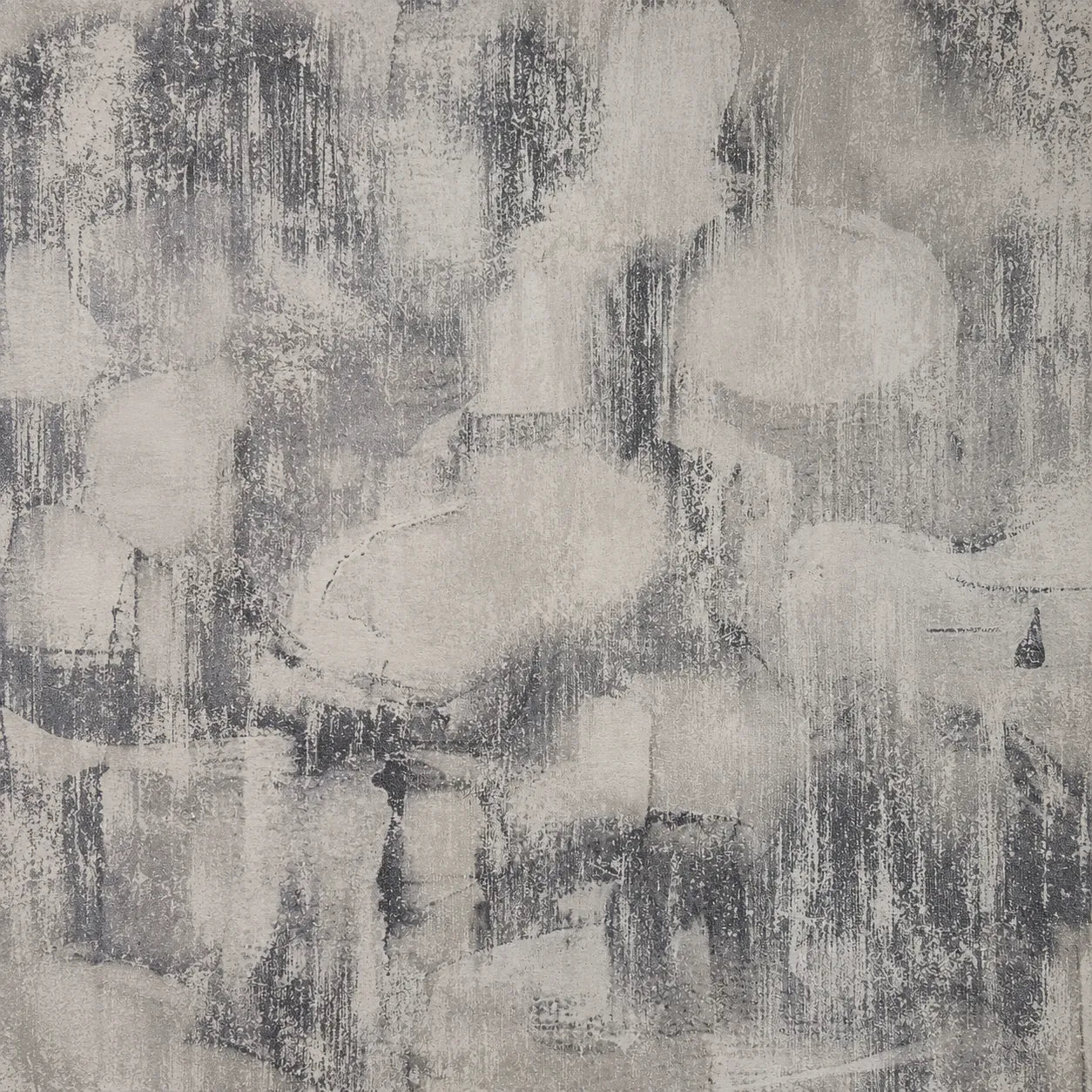 Papel tapiz moteado, Gris y carbón (053*10M)