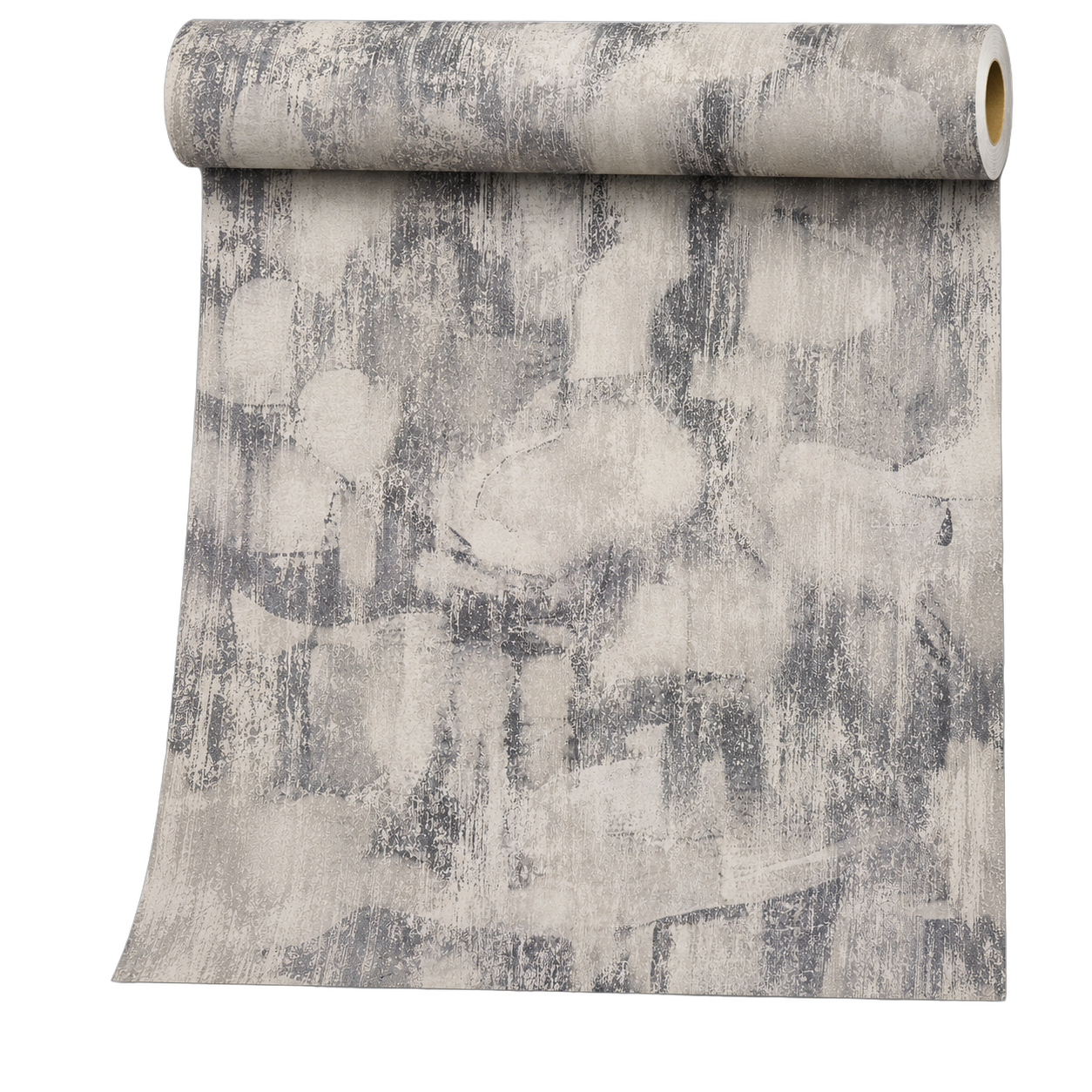 Papel tapiz moteado, Gris y carbón (053*10M)
