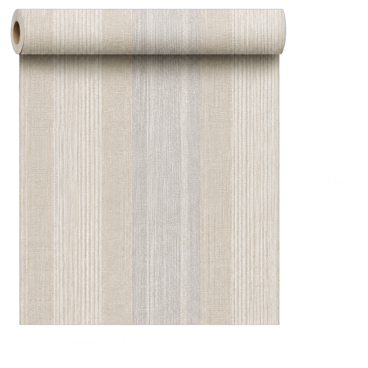Papel tapiz rayas finas, Gris arena y gris perla (053*10M)