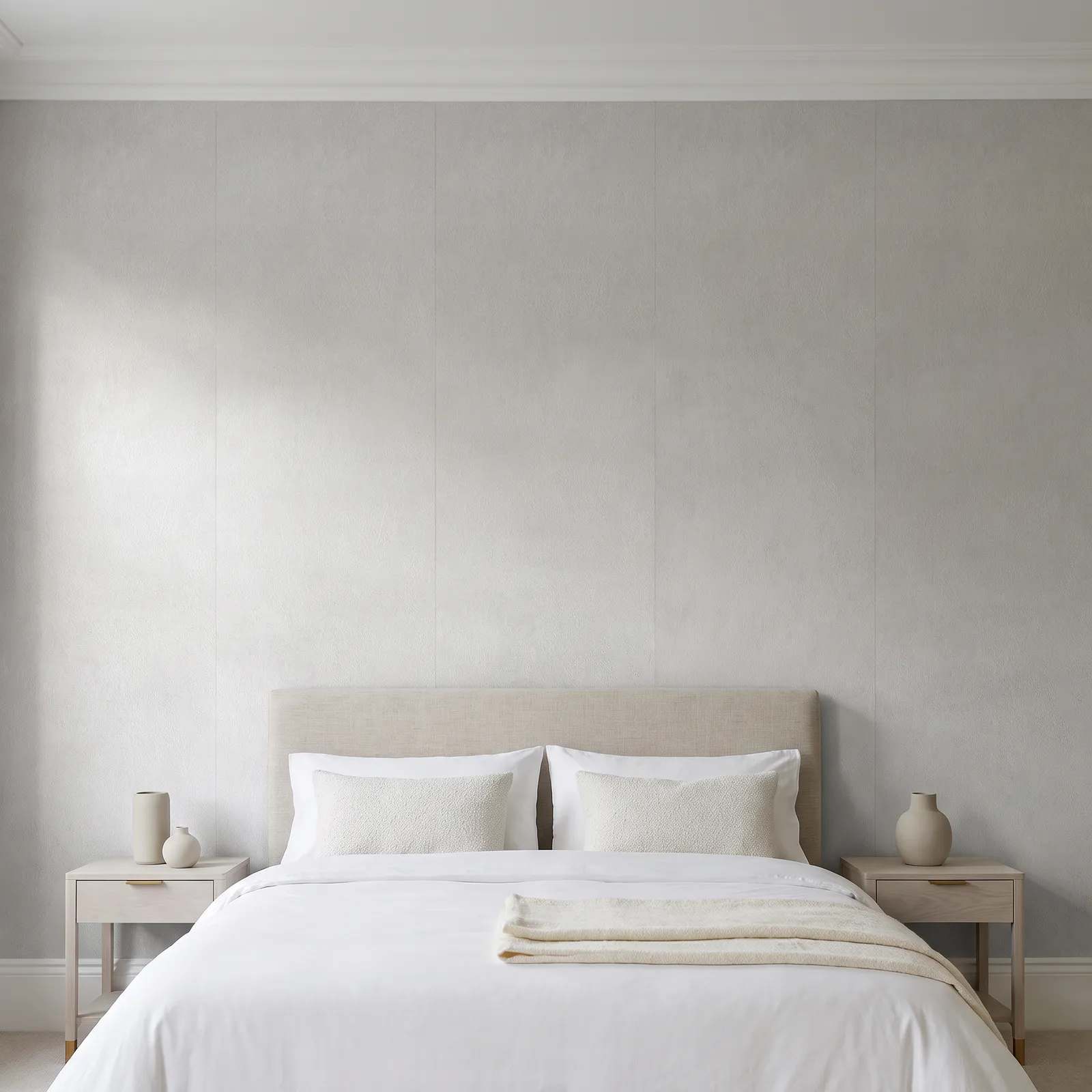Papel tapiz textura suave, Marfil (053*10M)