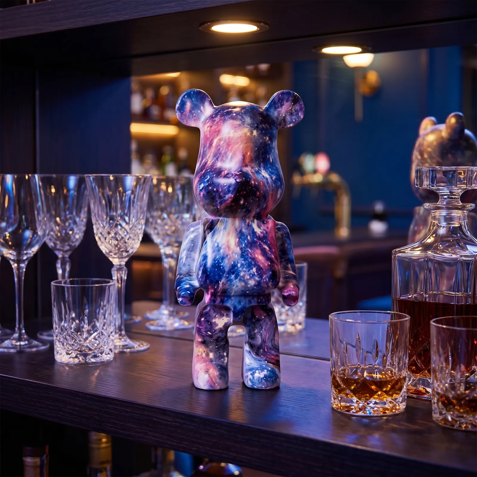 RESIN FURNISHING ARTICLES 28CM CERAMIC BEAR 1