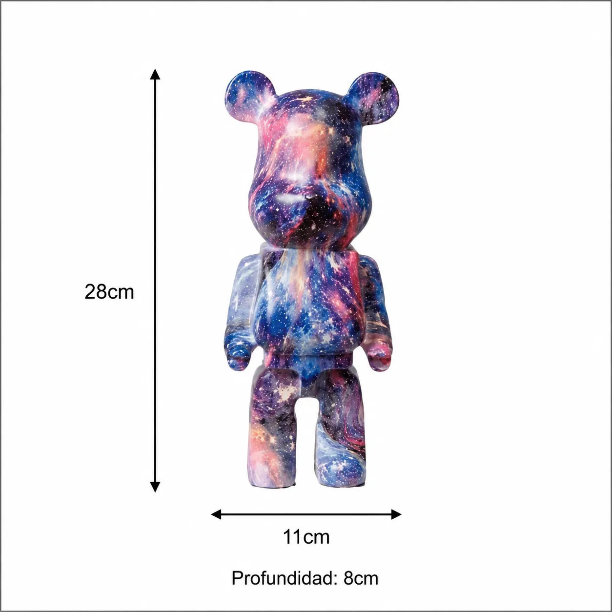 RESIN FURNISHING ARTICLES 28CM CERAMIC BEAR 1