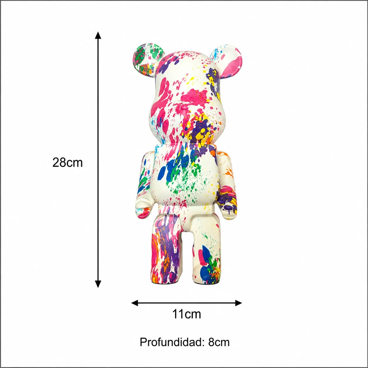 RESIN FURNISHING ARTICLES 28CM CERAMIC BEAR 6