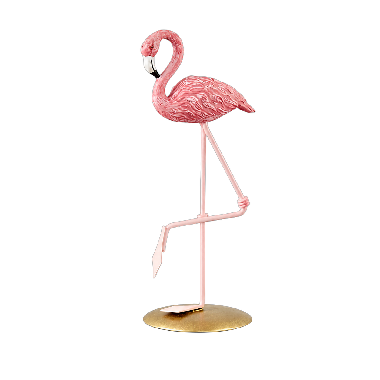 Set de flamencos decorativos, Rosado (7*7*18cm)