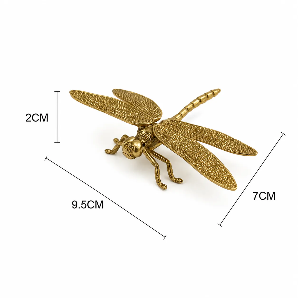 SL0918 METAL DRAGONFLY 7*9.5CM