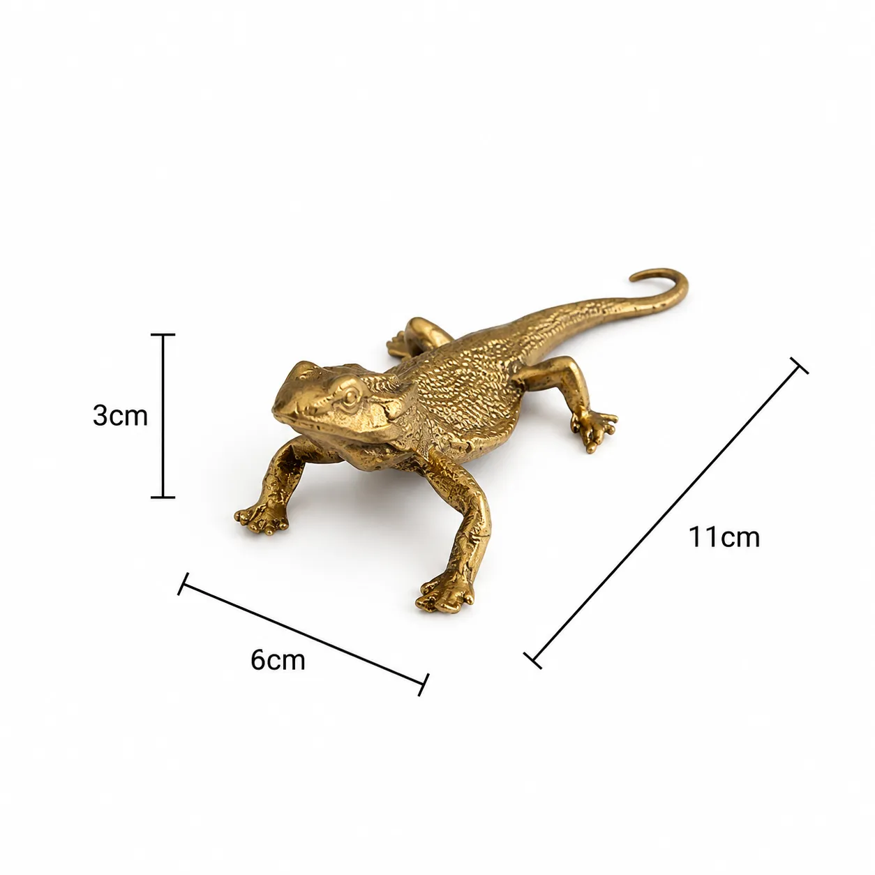 SL0919 METAL LIZARD 6*11CM