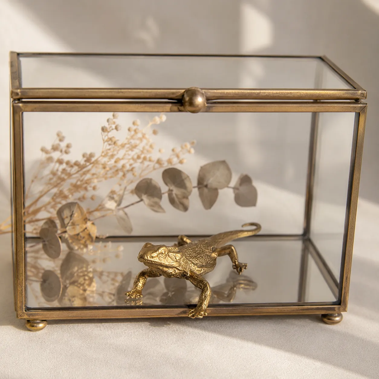 SL0919 METAL LIZARD 6*11CM