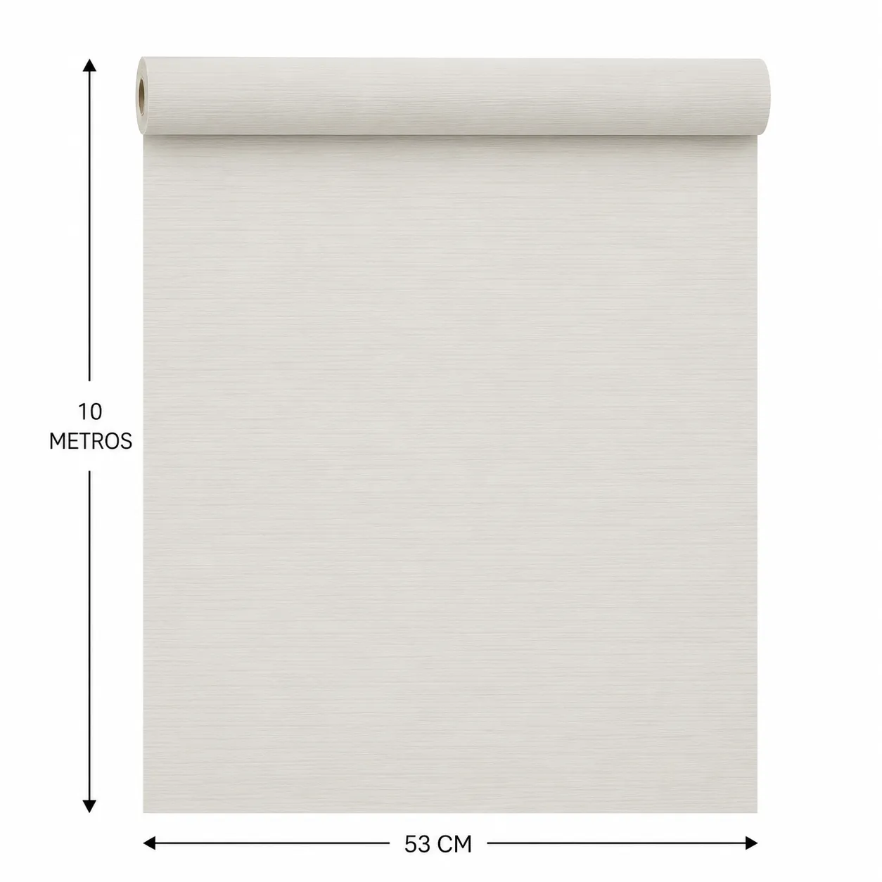 Papel tapiz textura lineal, Blanco (053*10M)