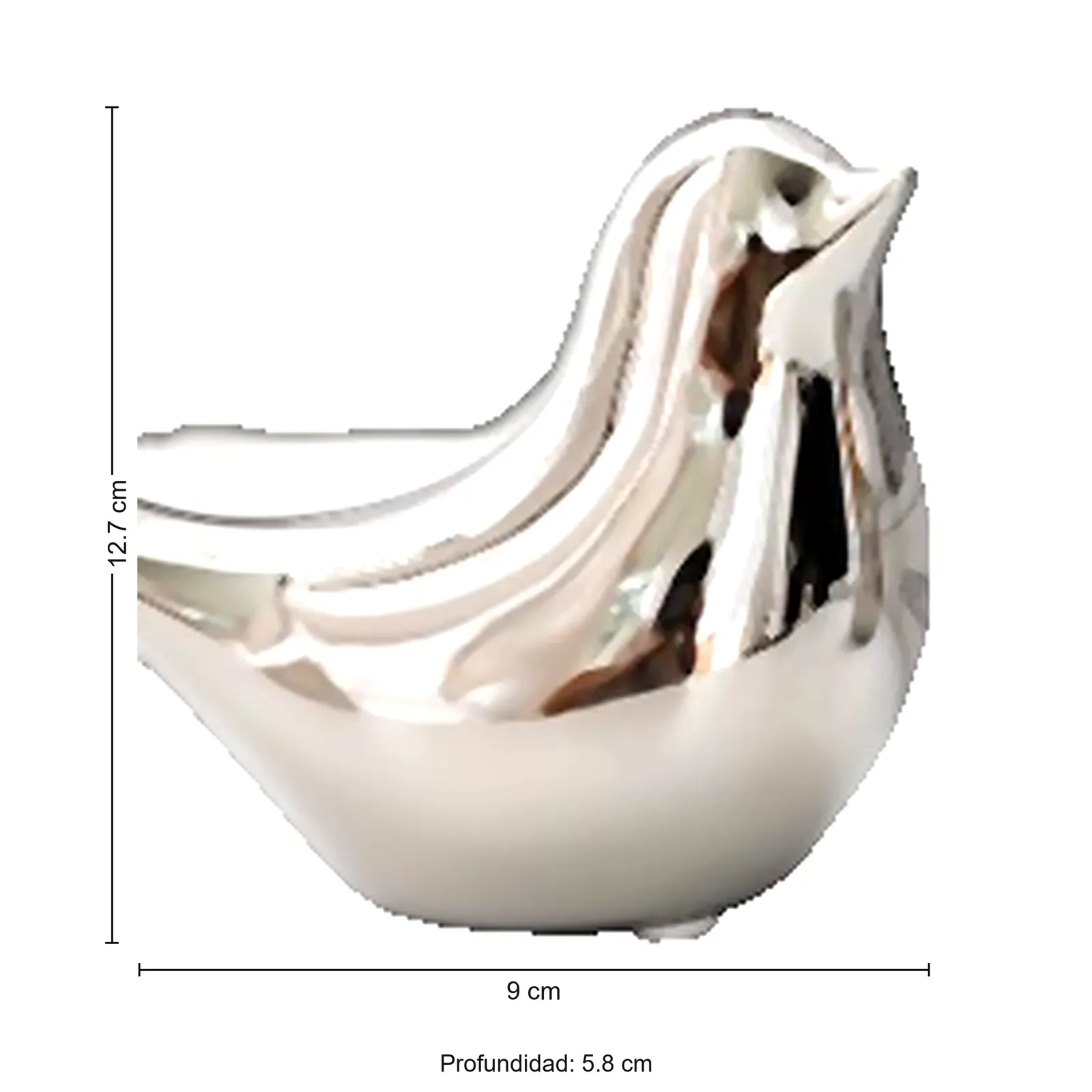 TMS2975-4H SILVER BIRD 12.7*5.8*9