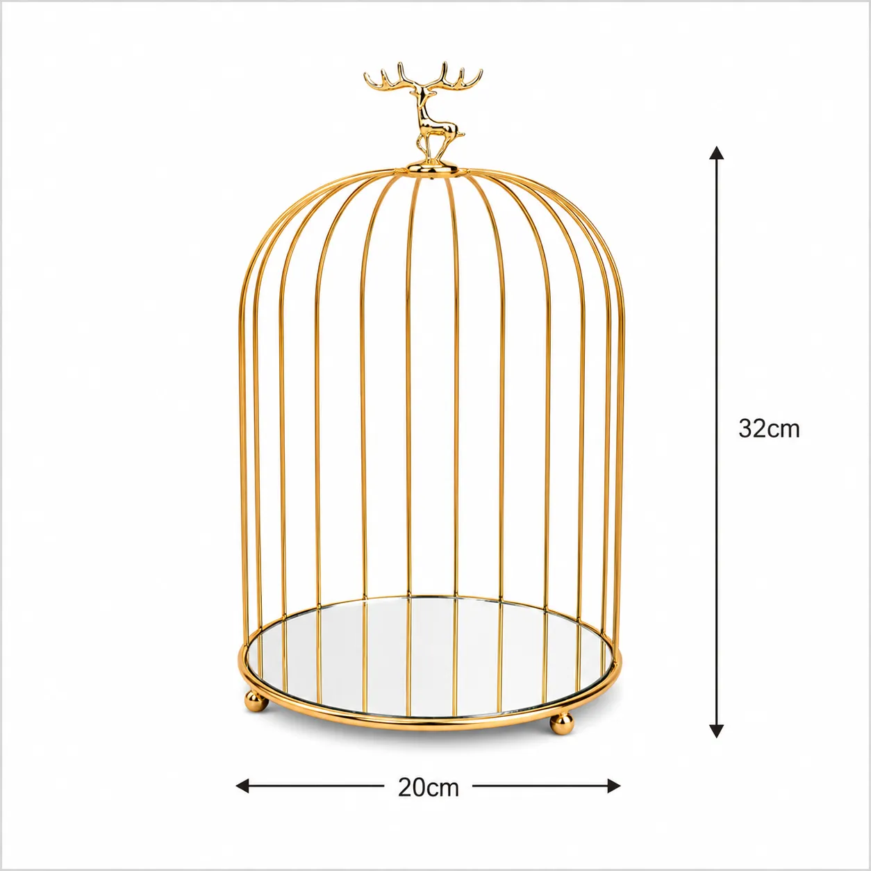 TP-0024-S DESSERT STAND 20*32