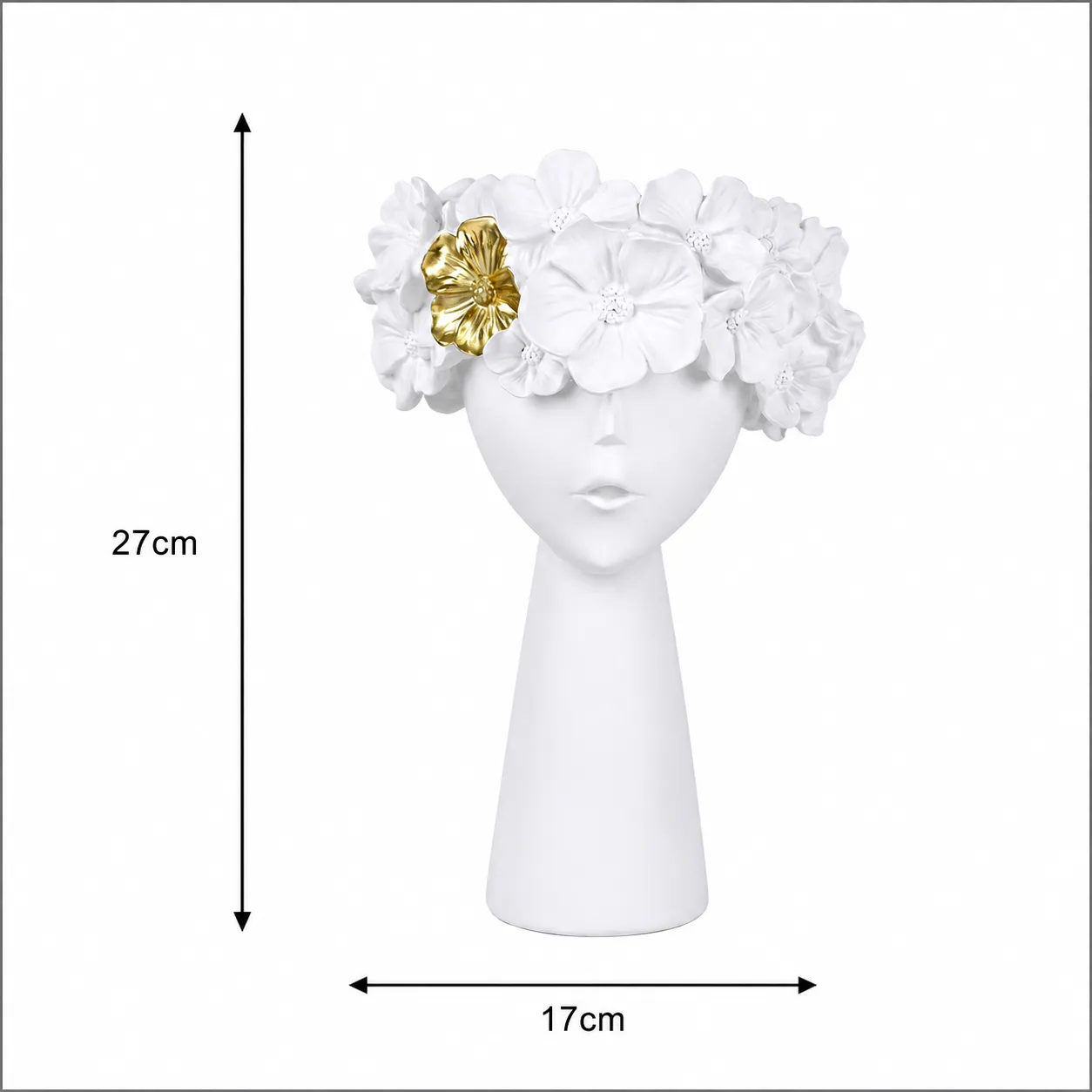 VL0093-1 WHITE 17*17*27CM