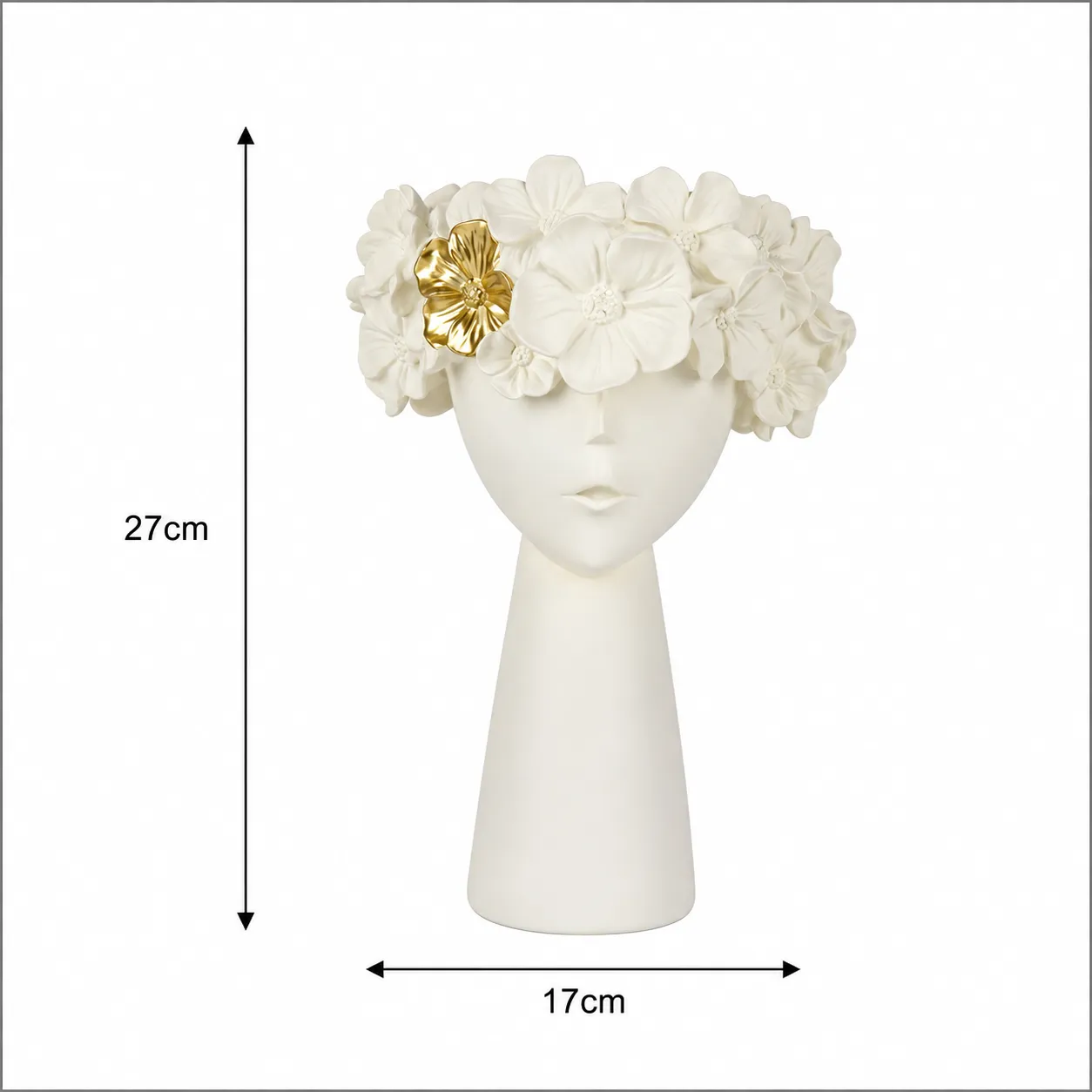 VL0093-2 BEIGE 17*17*27CM