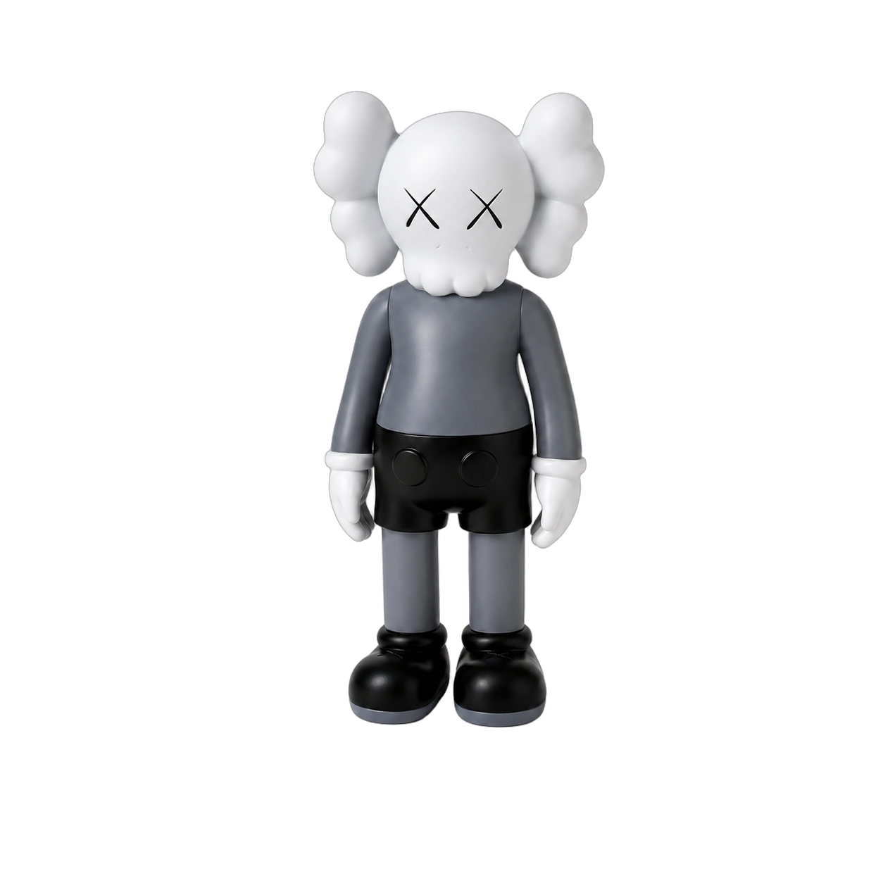 Adorno muñeco coleccionable estilo urbano, Gris y negro (13*8*30cm)